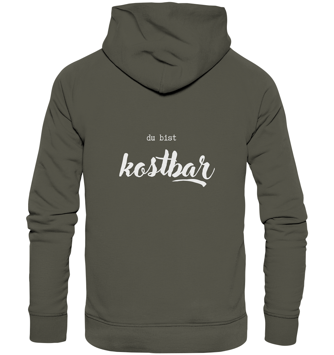 Kostbar - Organic Basic Hoodie - wertvoll und geliebt