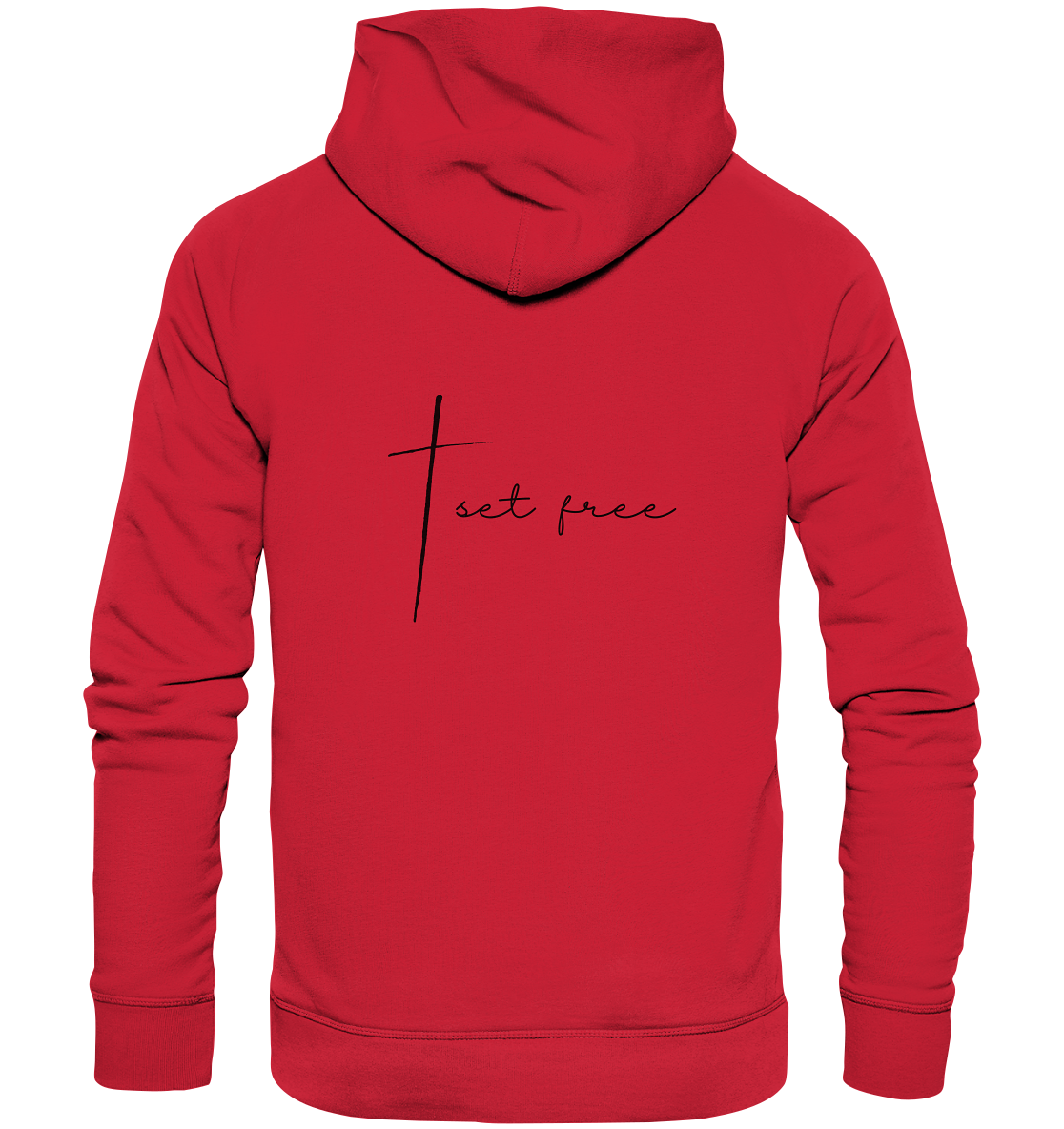 set free - Organic Basic Hoodie - wertvoll und geliebt