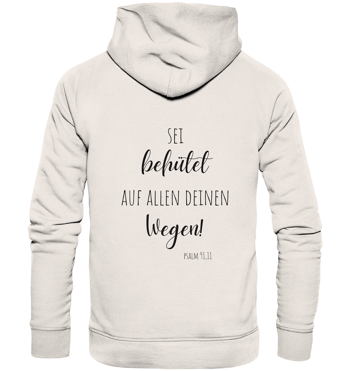 Sei behütet - Organic Basic Hoodie - wertvoll und geliebt