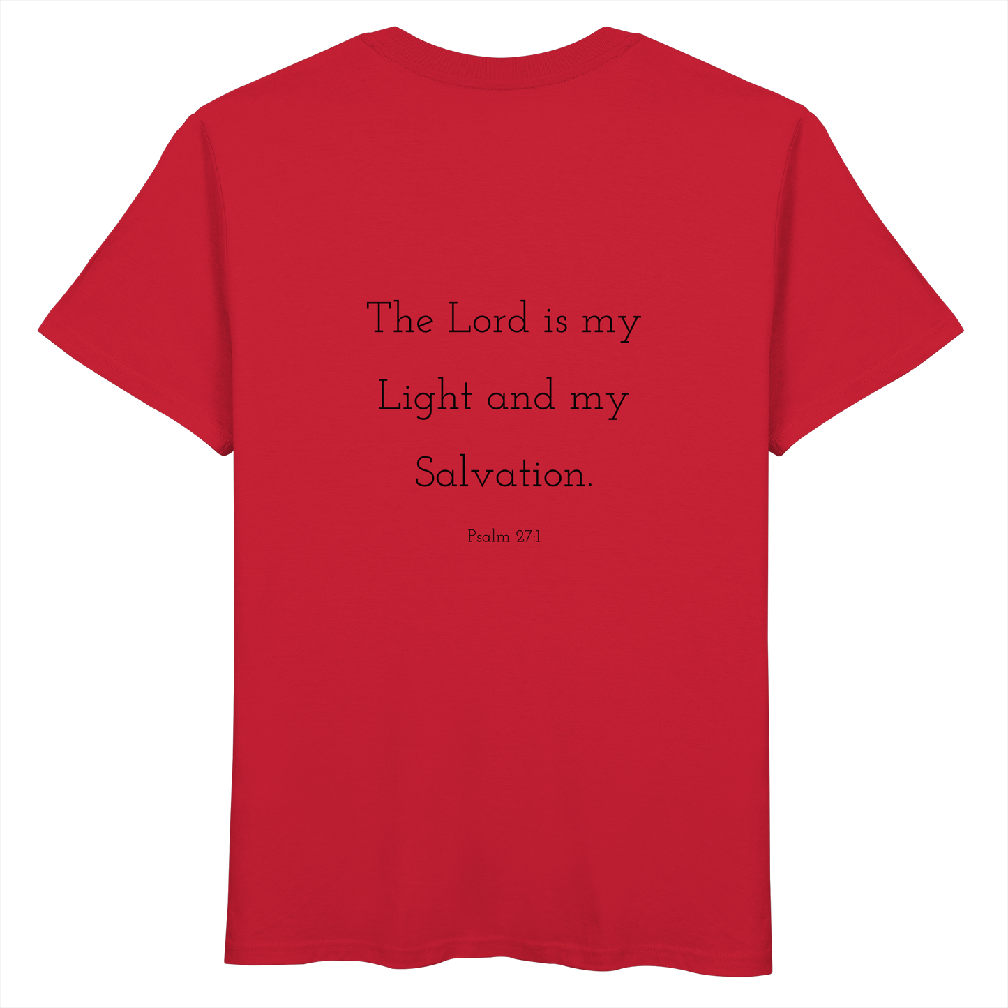 Psalm 27:1 - Organic Basic Shirt - wertvoll und geliebt