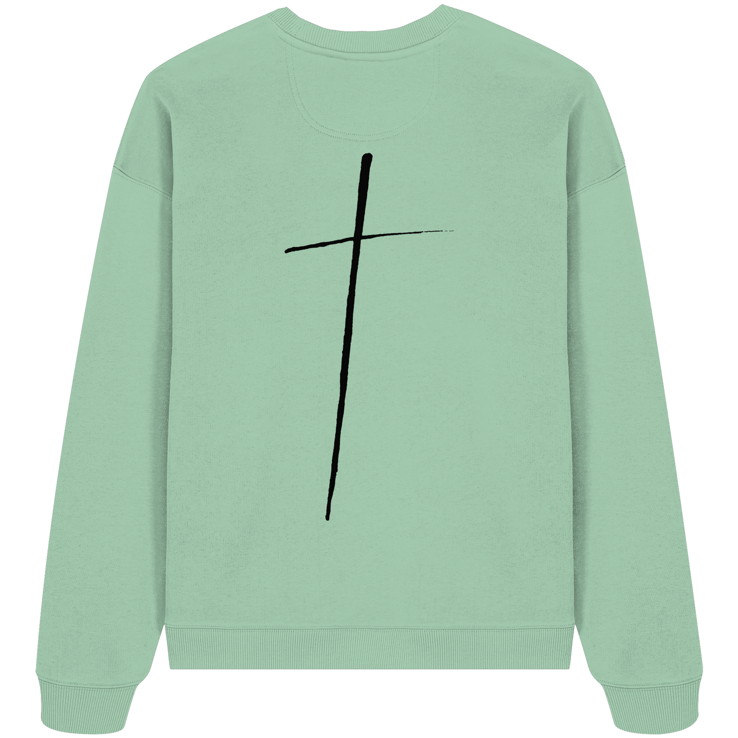 Cross - Organic Oversize Sweatshirt - wertvoll und geliebt