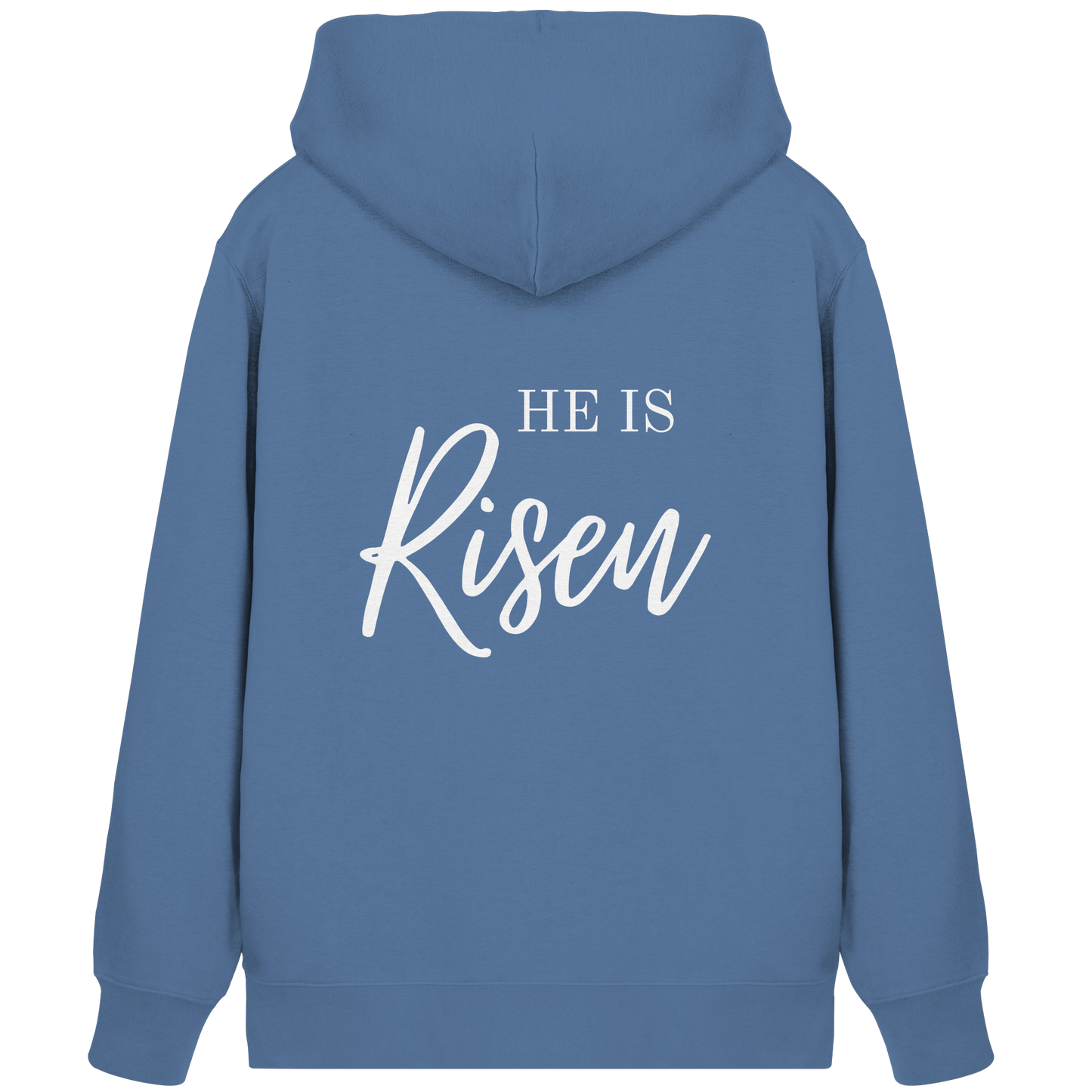 He is risen - Organic Zipper - wertvoll und geliebt