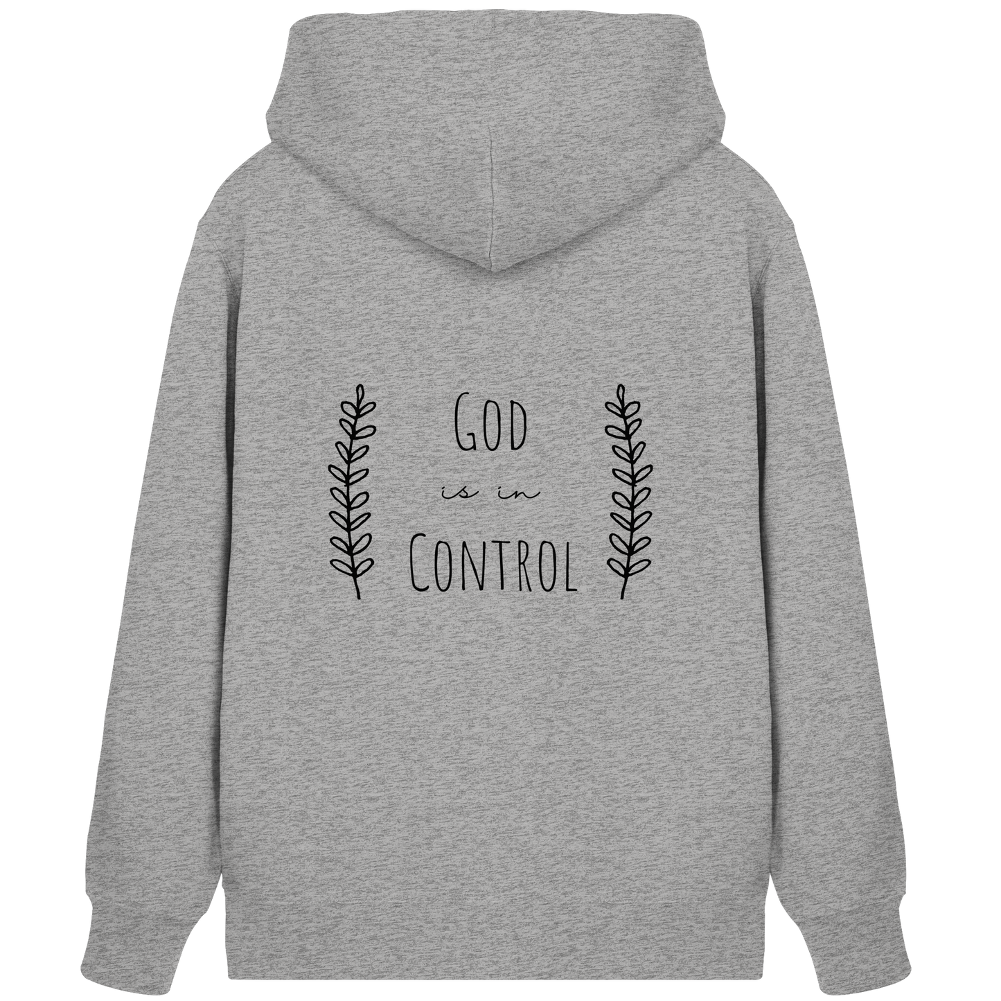 God is in control - Organic Zipper - wertvoll und geliebt
