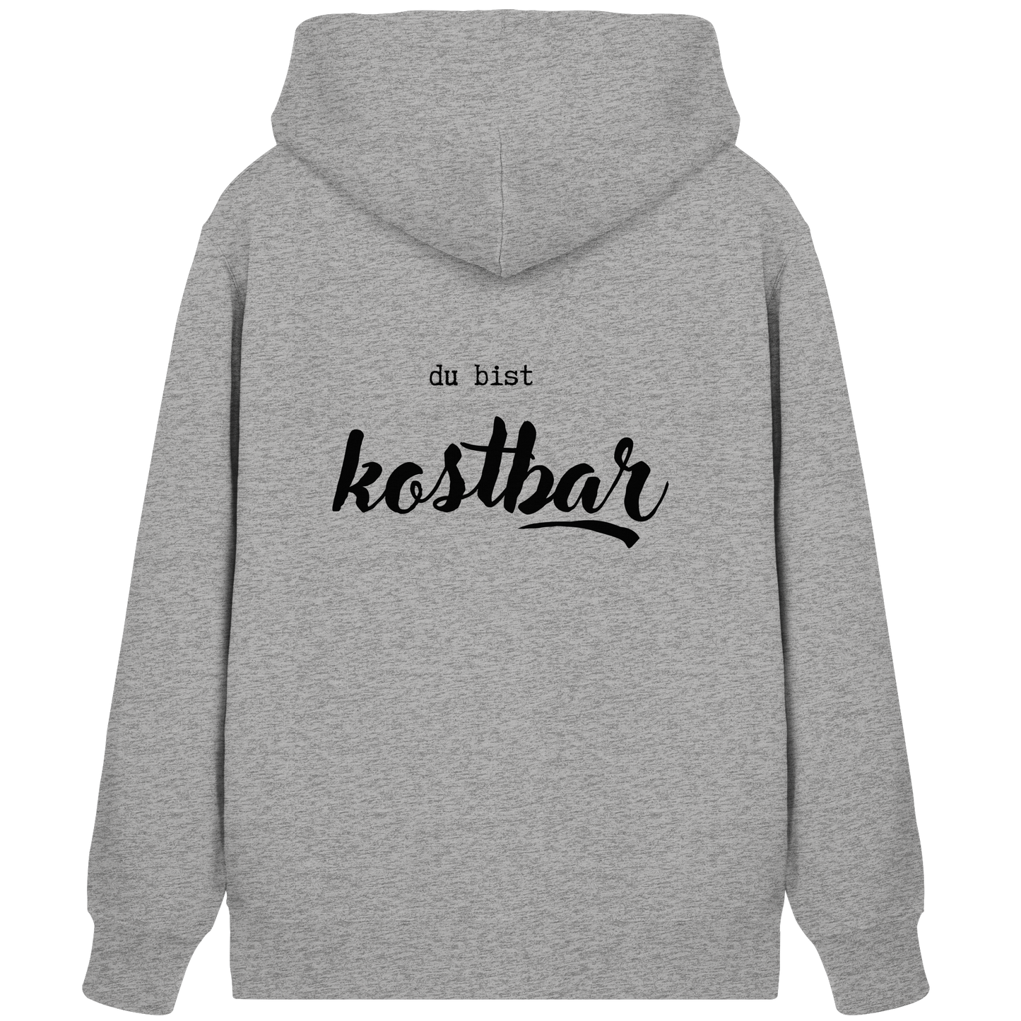 Kostbar - Organic Zipper - wertvoll und geliebt