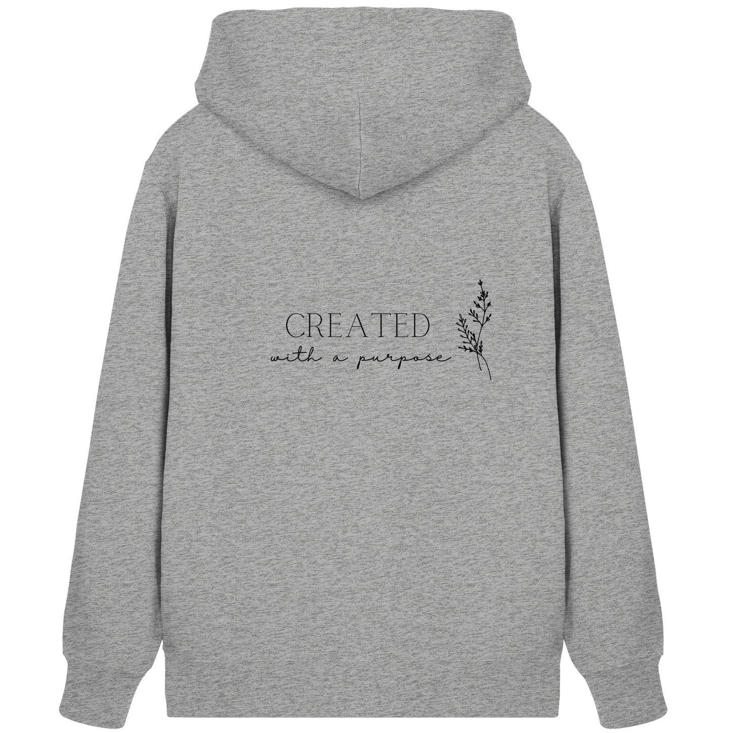 Created with a purpose D - Organic Zipper - wertvoll und geliebt