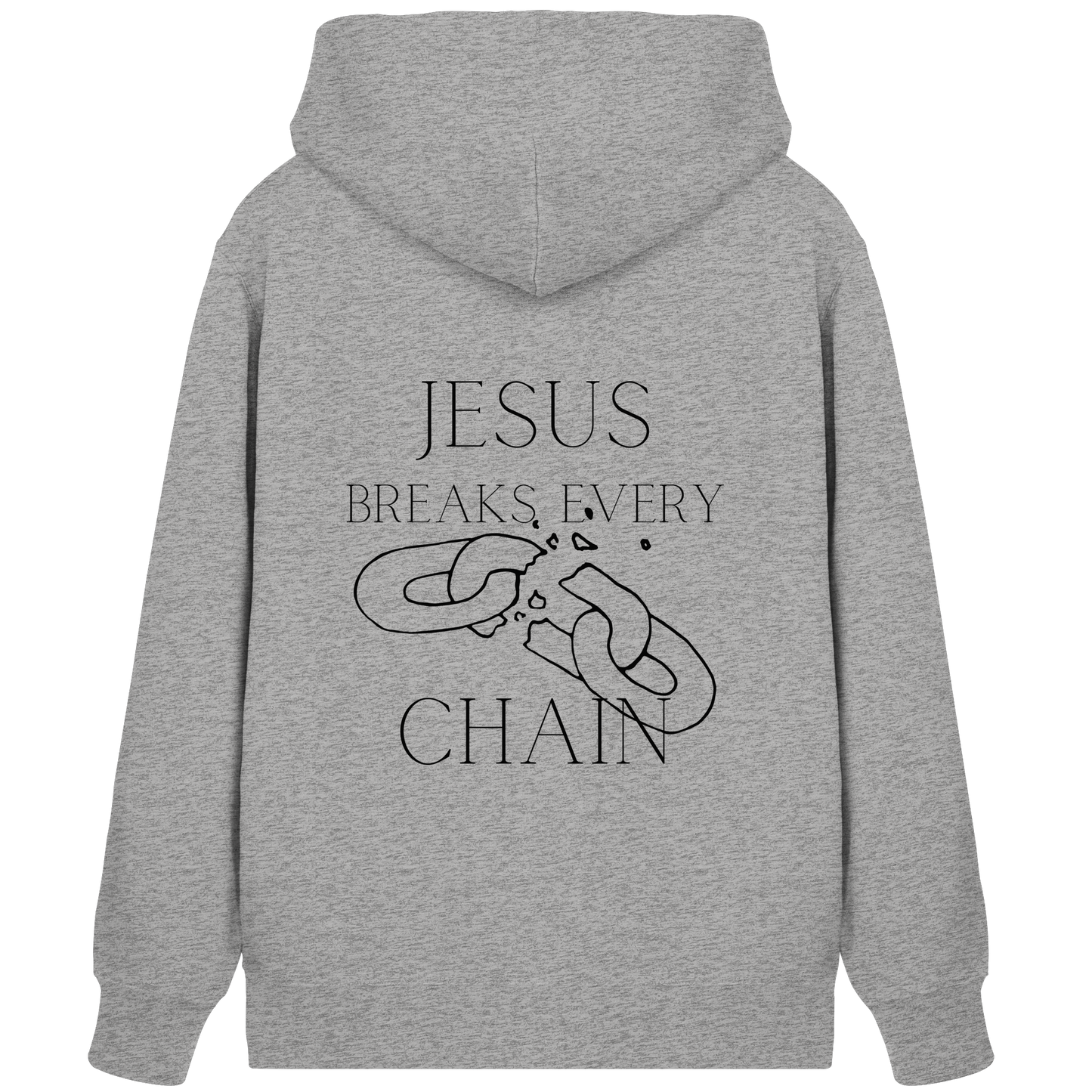 break every chain - Organic Zipper - wertvoll und geliebt