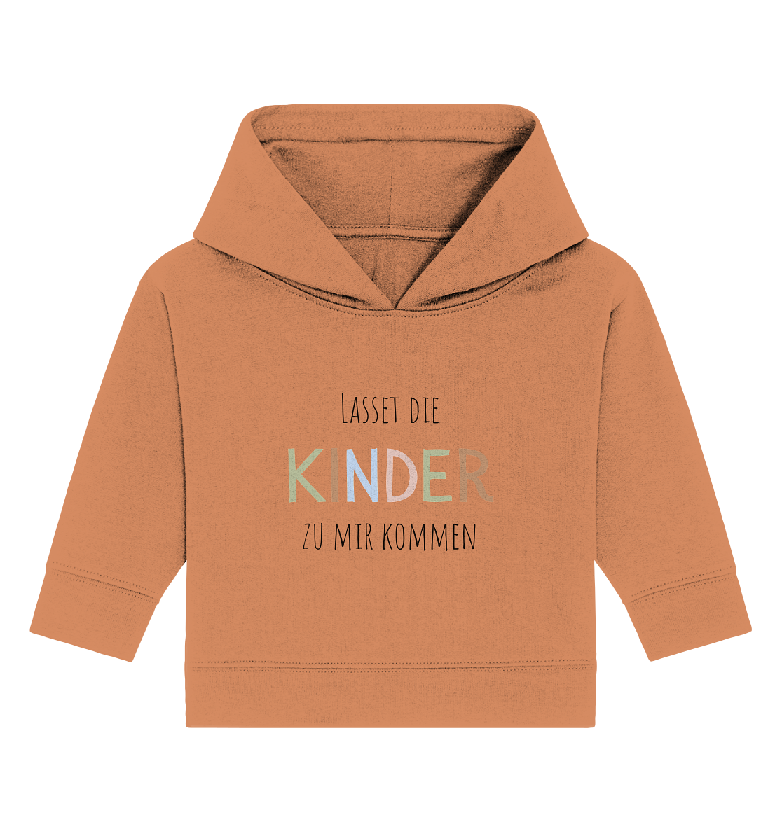 Lasset die Kinder zu mir kommen - Baby Organic Hoodie - wertvoll und geliebt