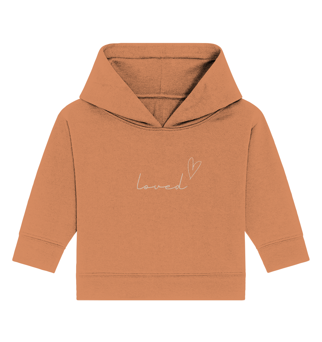 loved - Baby Organic Hoodie - wertvoll und geliebt