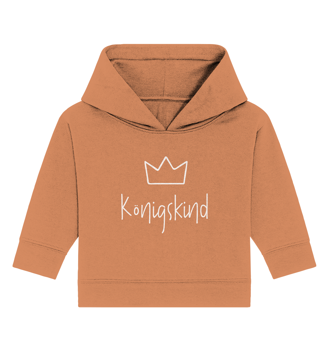 Königskind - Baby Organic Hoodie - wertvoll und geliebt