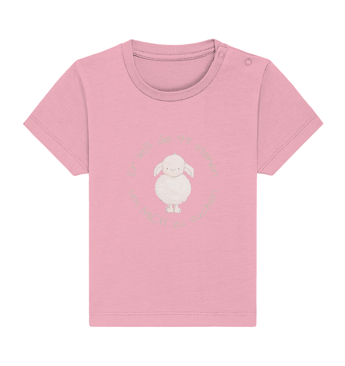 Er ließ die 99 stehen - Baby Organic Shirt - wertvoll und geliebt