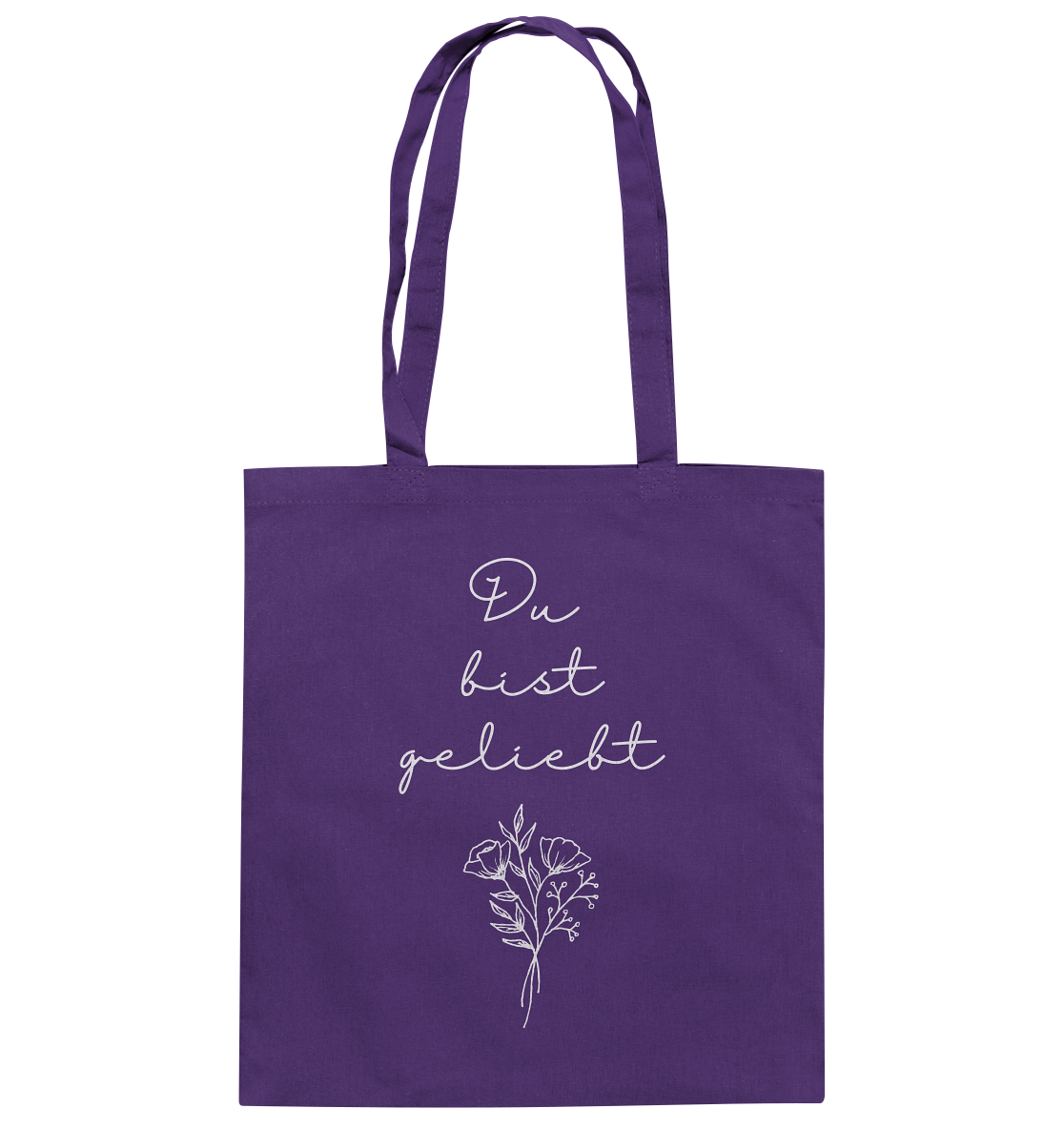 Du bist geliebt - Baumwolltasche - wertvoll und geliebt