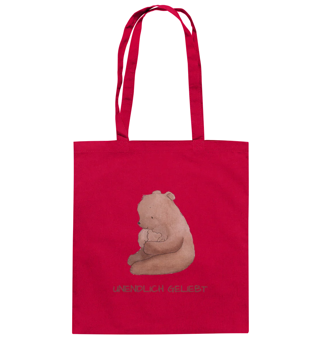 Unendlich geliebt - Baumwolltasche - wertvoll und geliebt