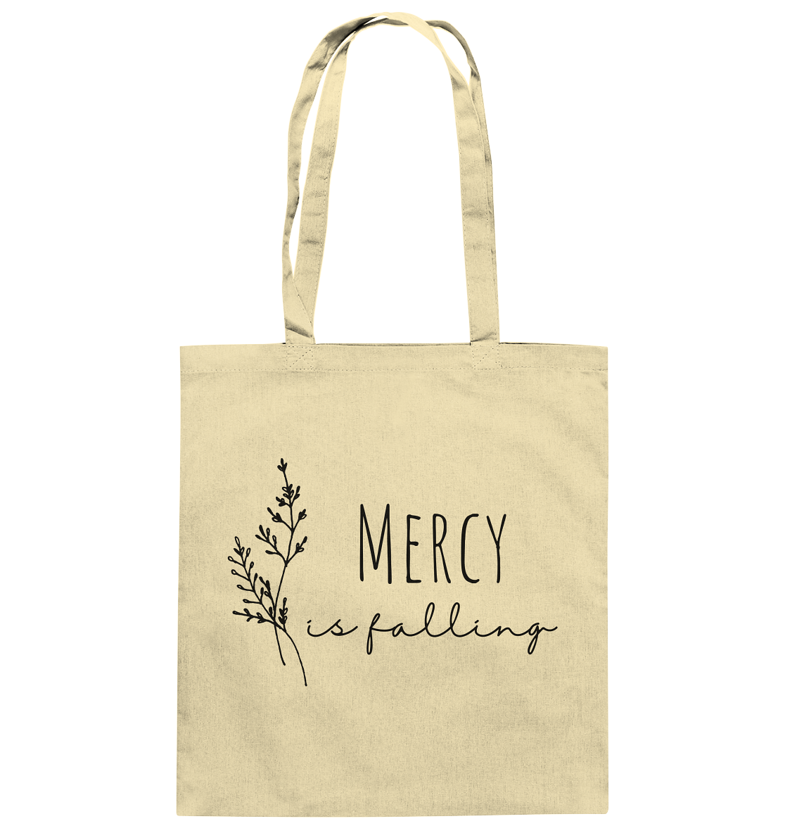 mercy is falling - Baumwolltasche - wertvoll und geliebt