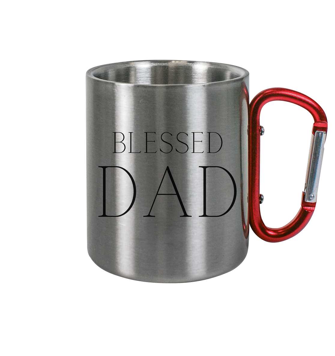 blessed dad - Edelstahl Tasse - wertvoll und geliebt