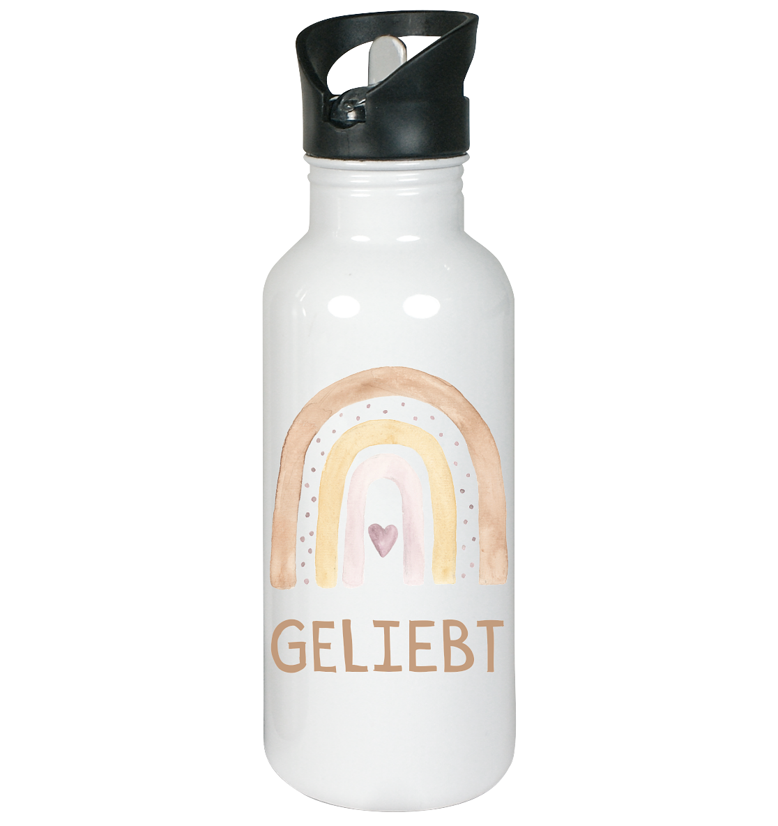Geliebt Mädchen - Edelstahl-Trinkflasche - wertvoll und geliebt