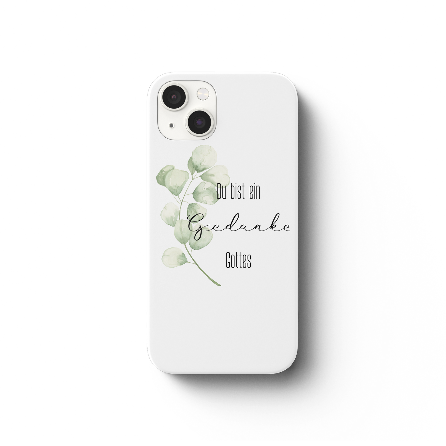 Du bist ein Gedanke Gottes - iPhone 13 Handyhülle - wertvoll und geliebt