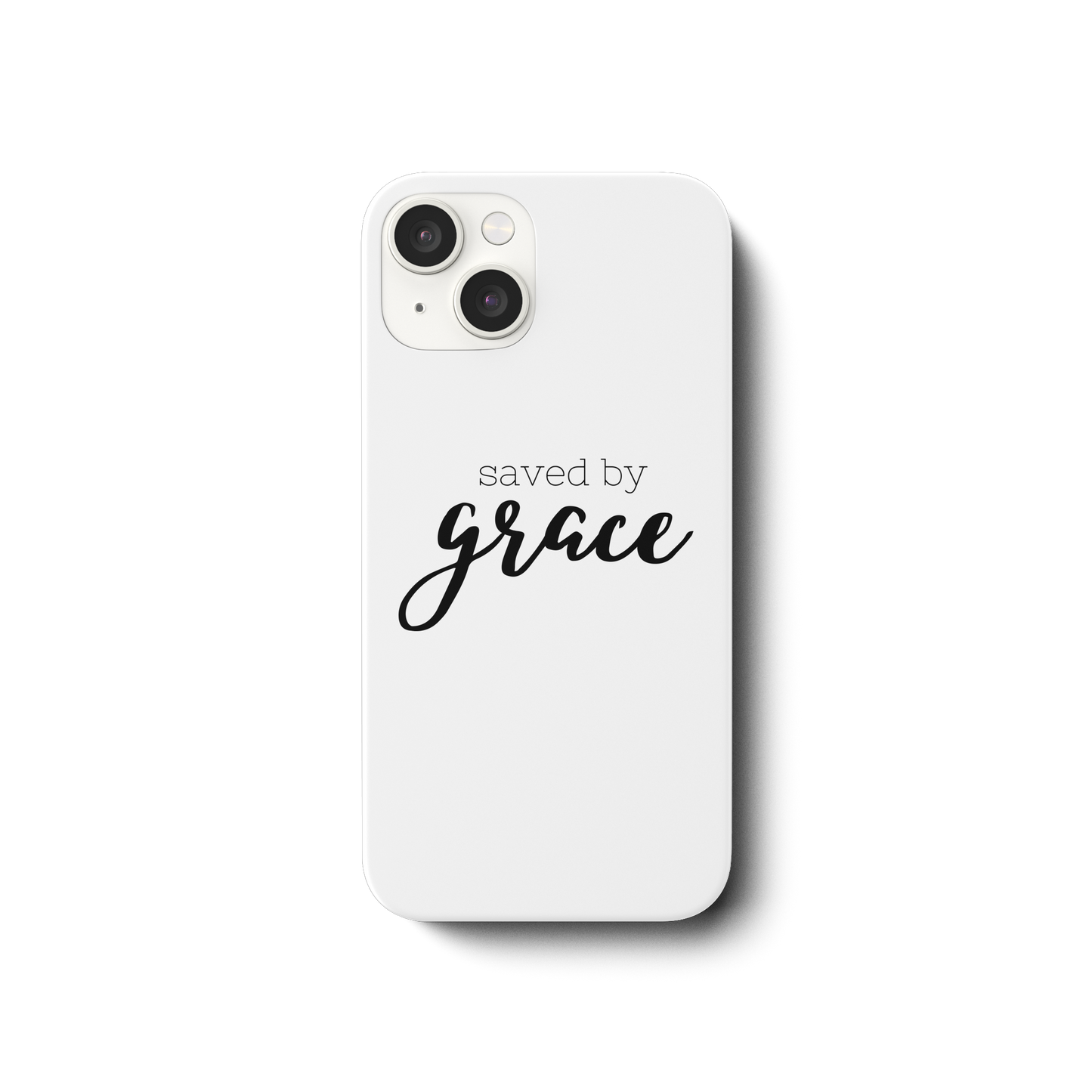 Saved by grace - iPhone 14 Handyhülle - wertvoll und geliebt