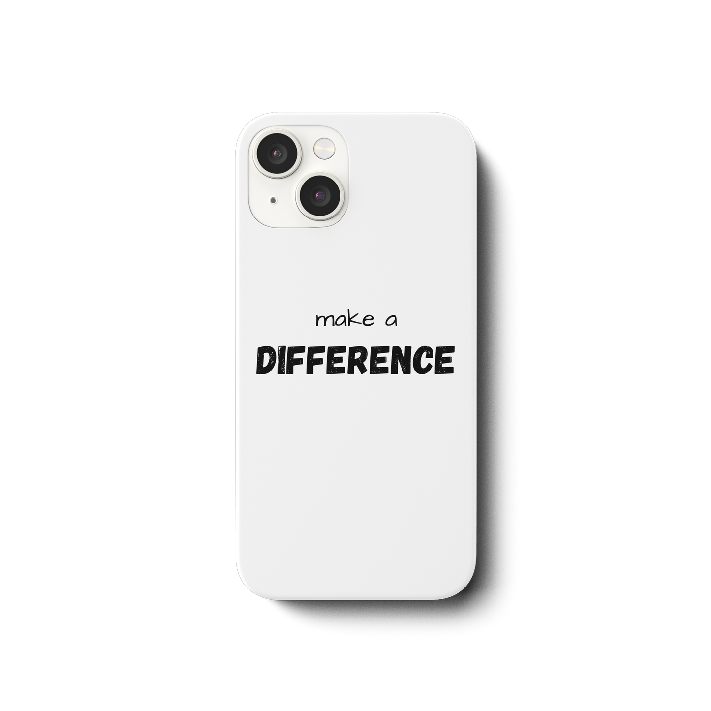 make a difference - iPhone 14 Handyhülle - wertvoll und geliebt