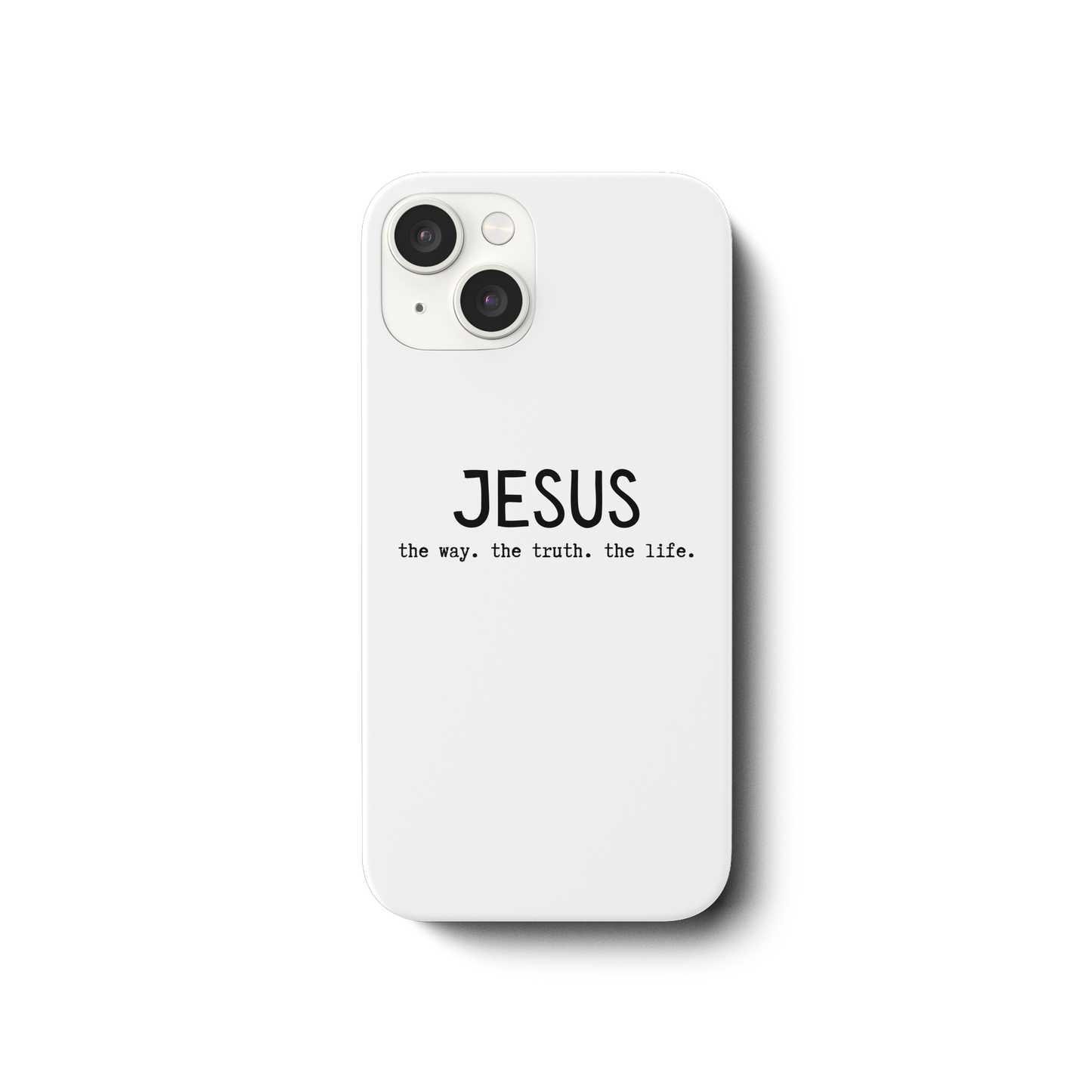 Jesus - the way. the truth. the life. - iPhone 14 Handyhülle - wertvoll und geliebt