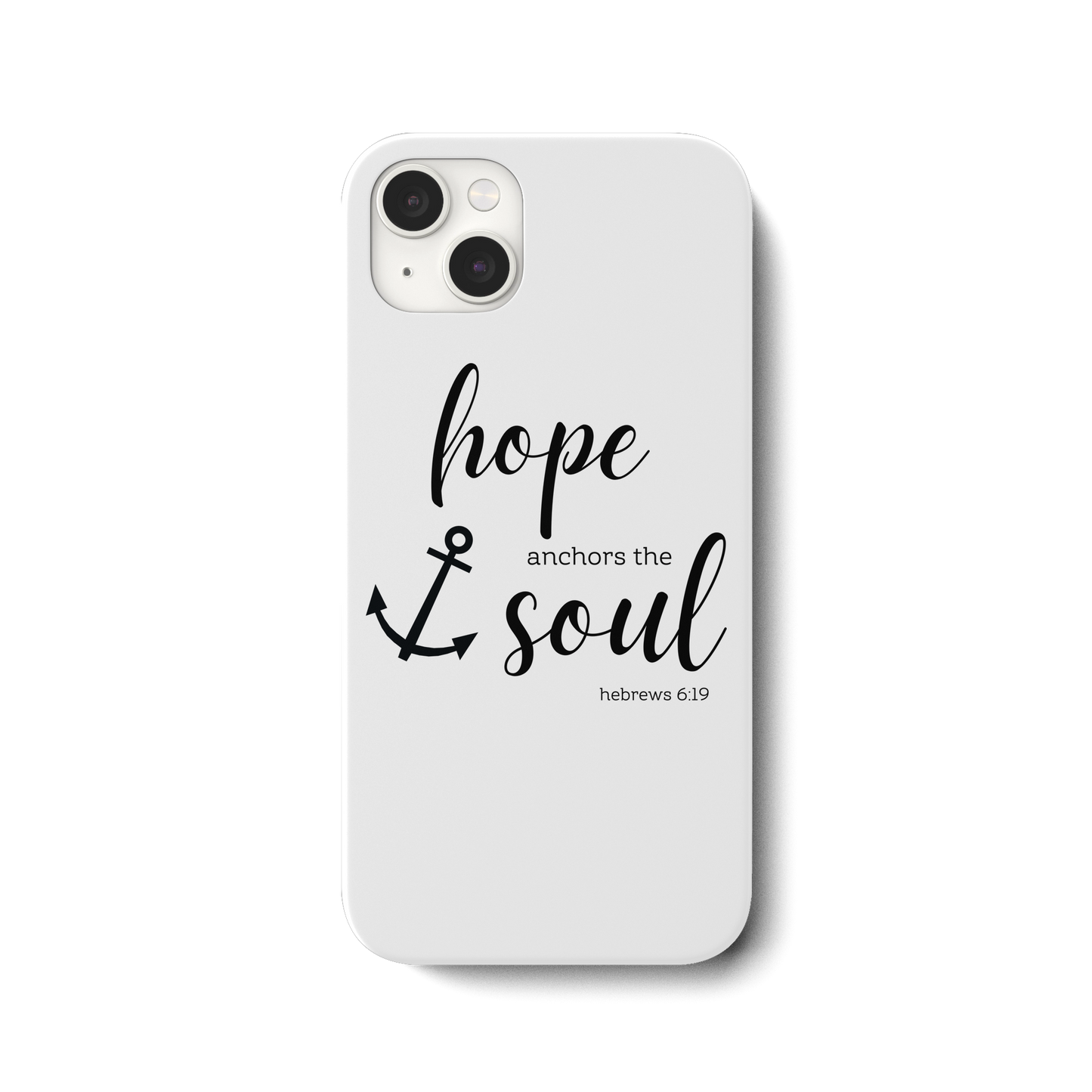 hope anchors the soul - iPhone 14 Plus Handyhülle - wertvoll und geliebt