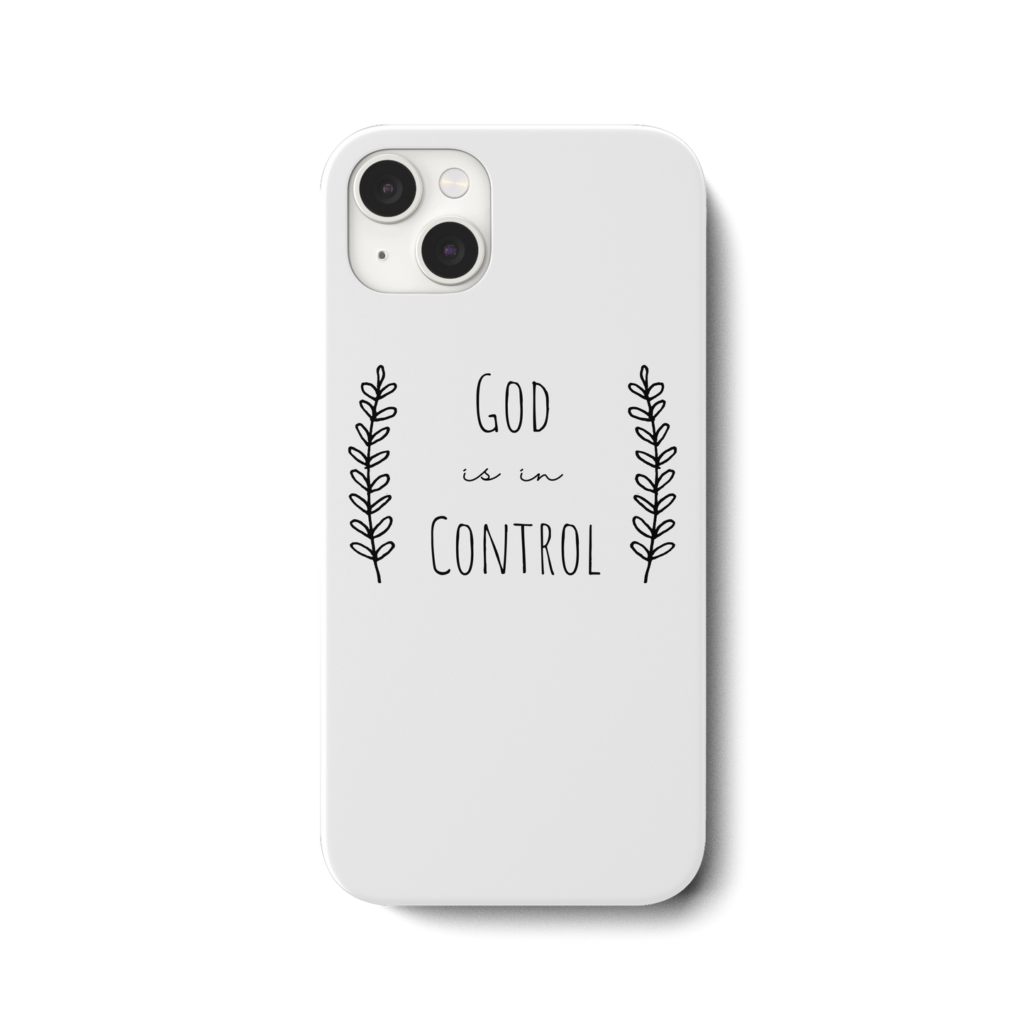 God is in control - iPhone 14 Plus Handyhülle - wertvoll und geliebt