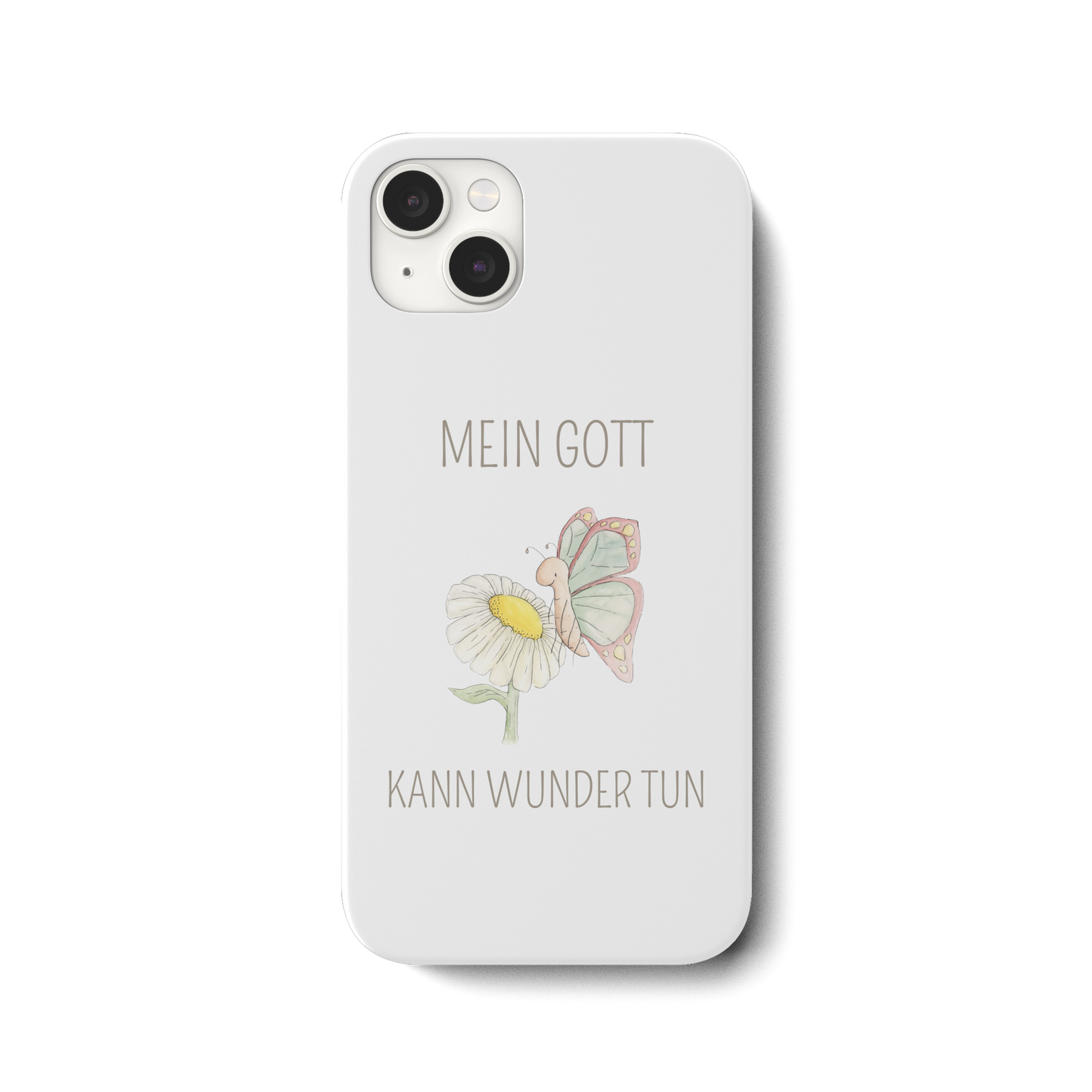 Mein Gott kann Wunder tun - iPhone 14 Plus Handyhülle - wertvoll und geliebt