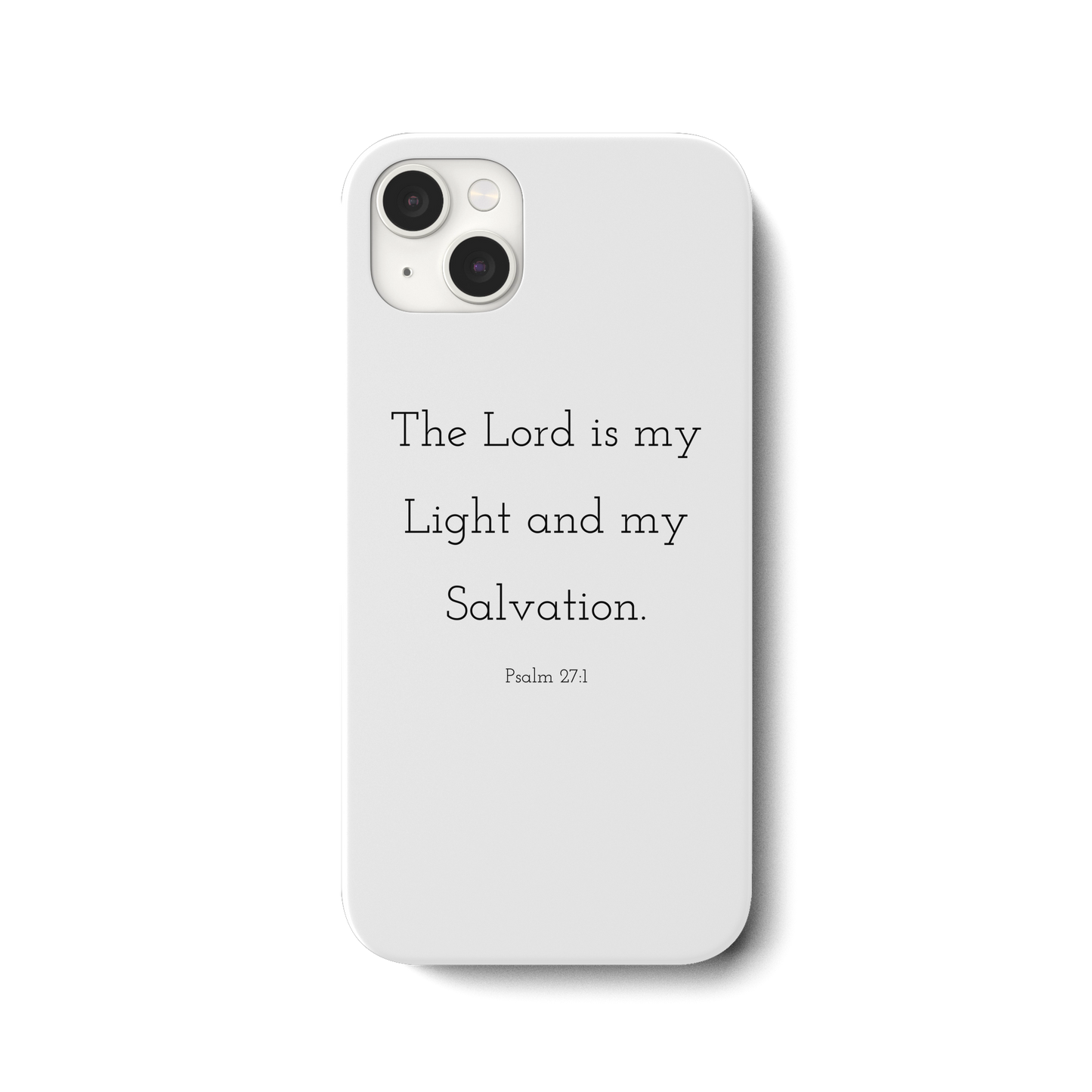 Psalm 27:1 - iPhone 14 Plus Handyhülle - wertvoll und geliebt