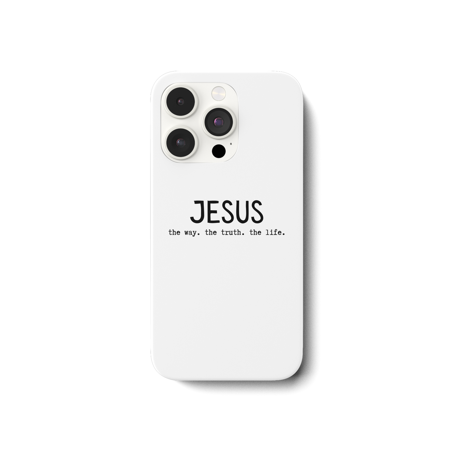 Jesus - the way. the truth. the life. - iPhone 14 Pro Handyhülle - wertvoll und geliebt