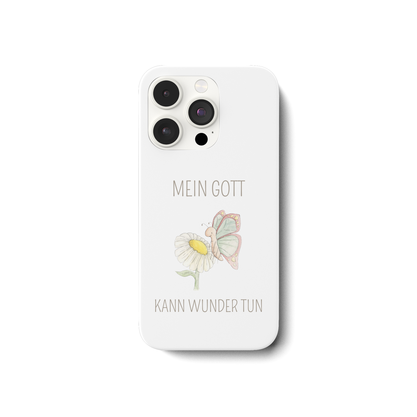 Mein Gott kann Wunder tun - iPhone 14 Pro Handyhülle - wertvoll und geliebt