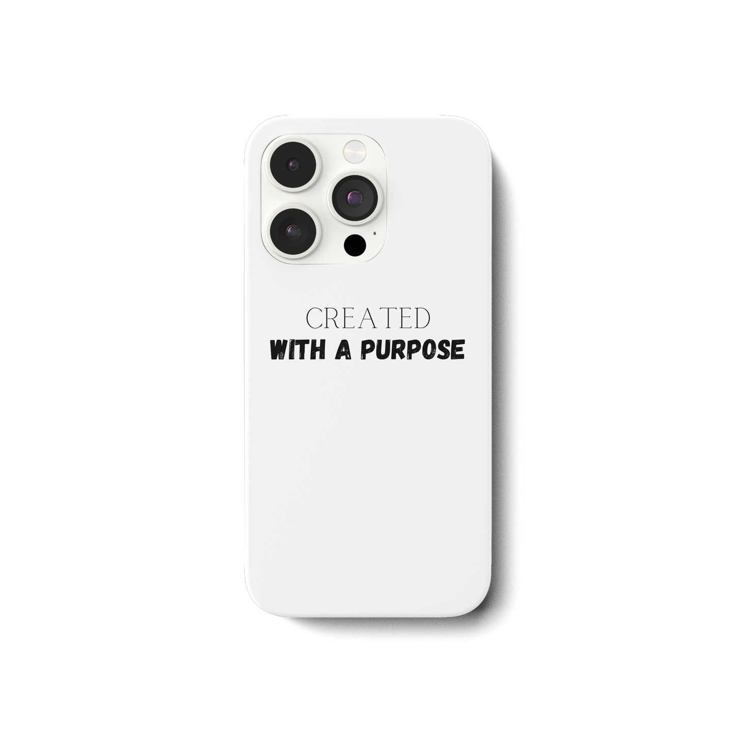 Created with a purpose - iPhone 14 Pro Handyhülle - wertvoll und geliebt