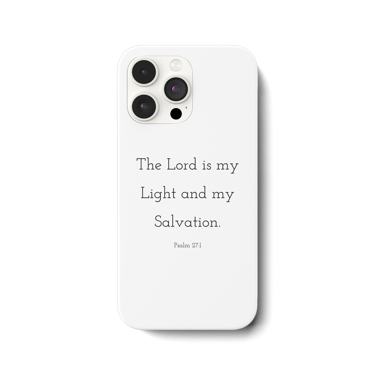 Psalm 27:1 - iPhone 14 Pro Max Handyhülle - wertvoll und geliebt