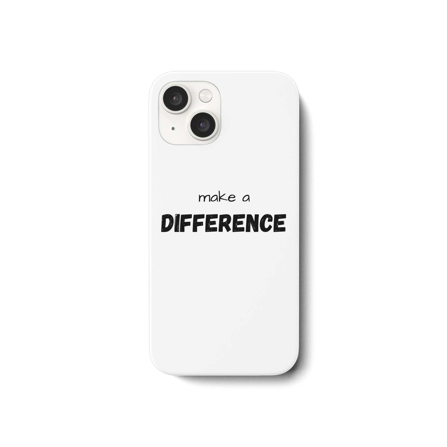 make a difference - iPhone 15 Handyhülle - wertvoll und geliebt