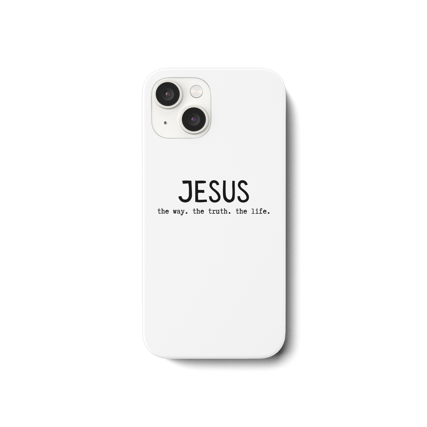 Jesus - the way. the truth. the life. - iPhone 15 Handyhülle - wertvoll und geliebt