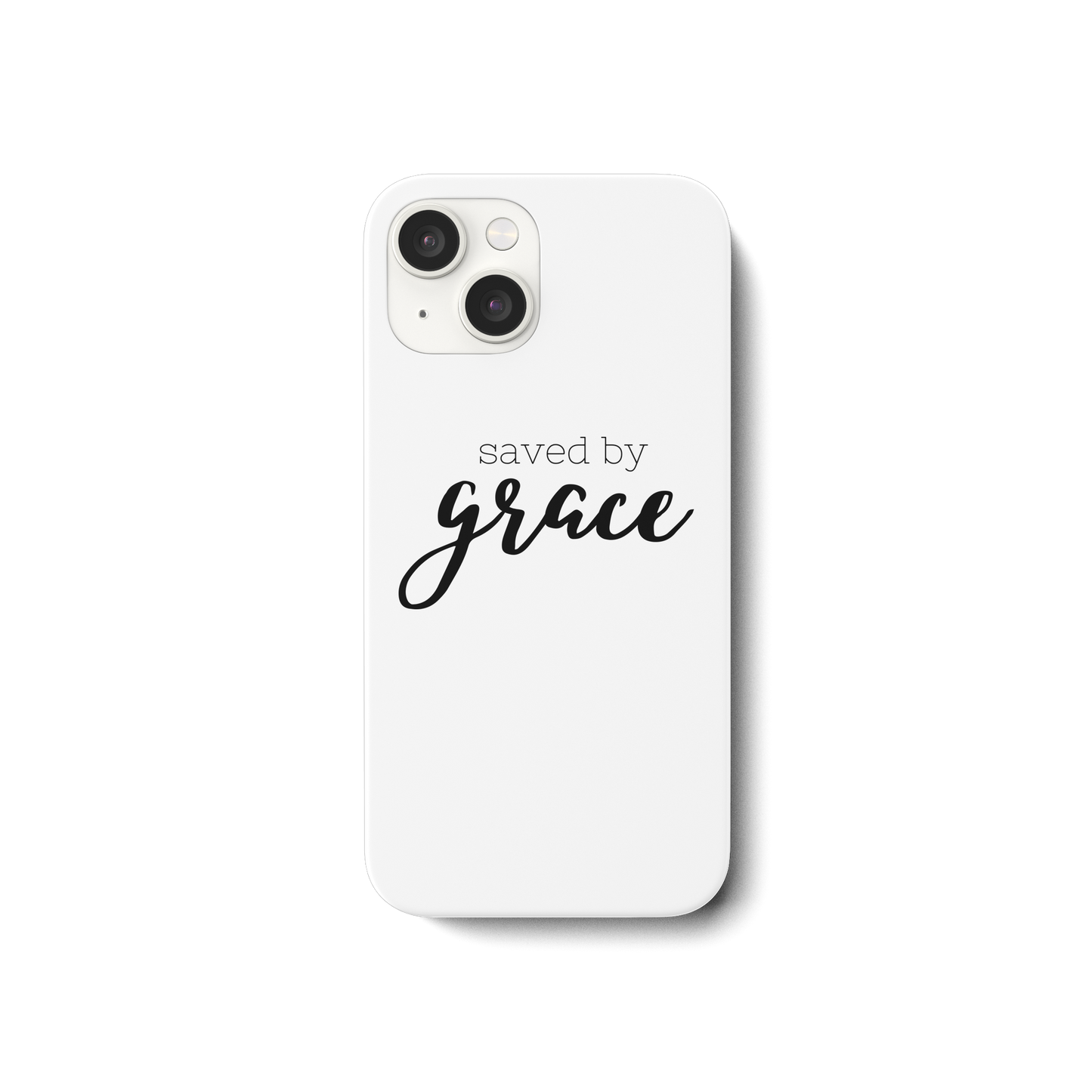 Saved by grace - iPhone 15 Handyhülle - wertvoll und geliebt
