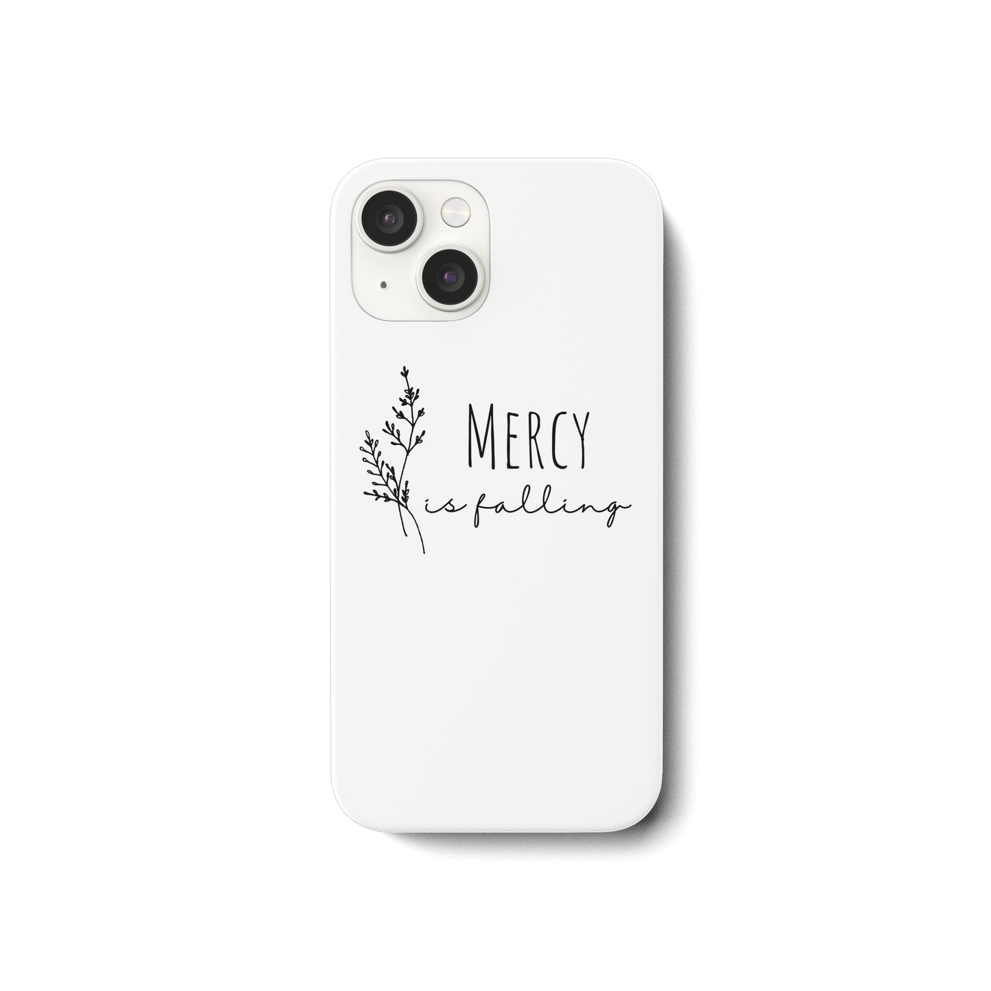 mercy is falling - iPhone 15 Handyhülle - wertvoll und geliebt