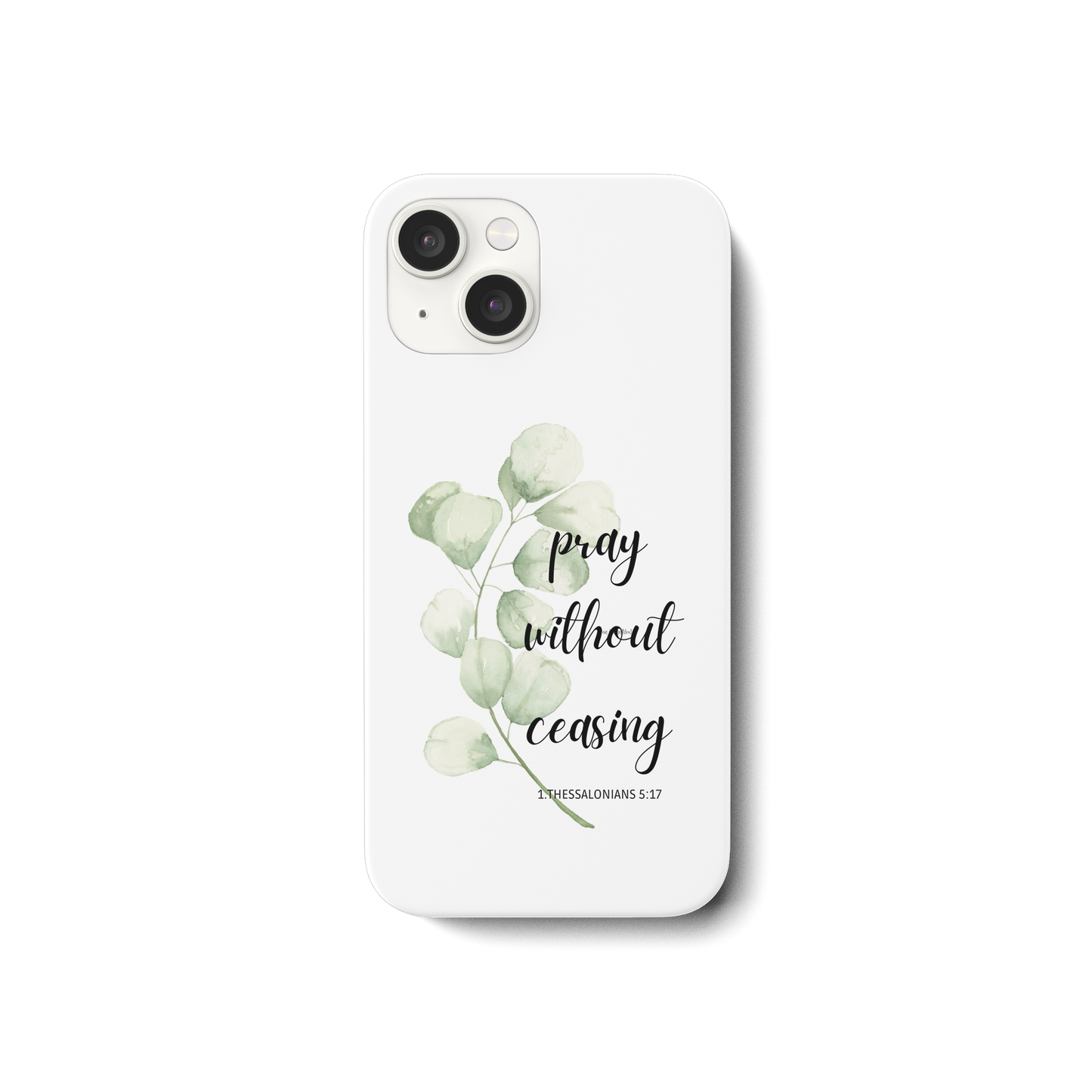 pray without ceasing - iPhone 15 Handyhülle - wertvoll und geliebt