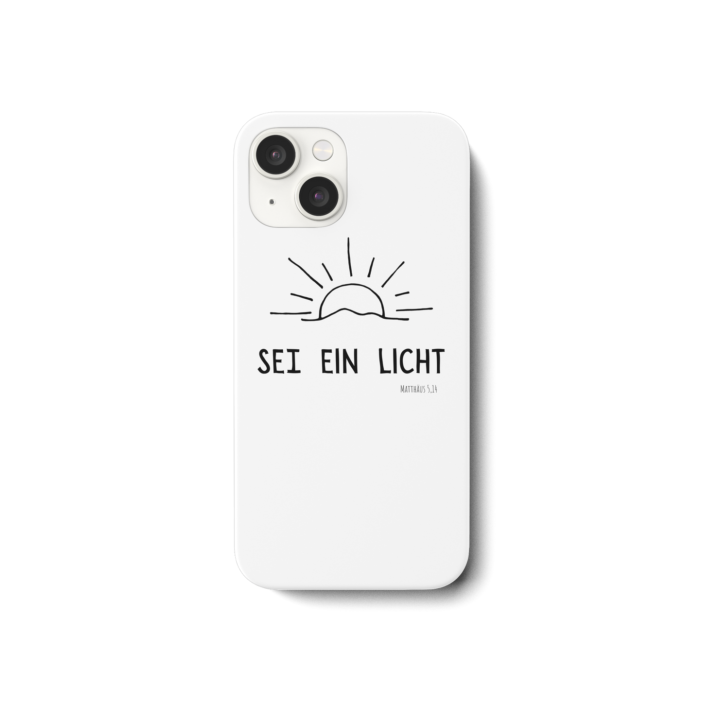 Sei ein Licht - iPhone 15 Handyhülle - wertvoll und geliebt