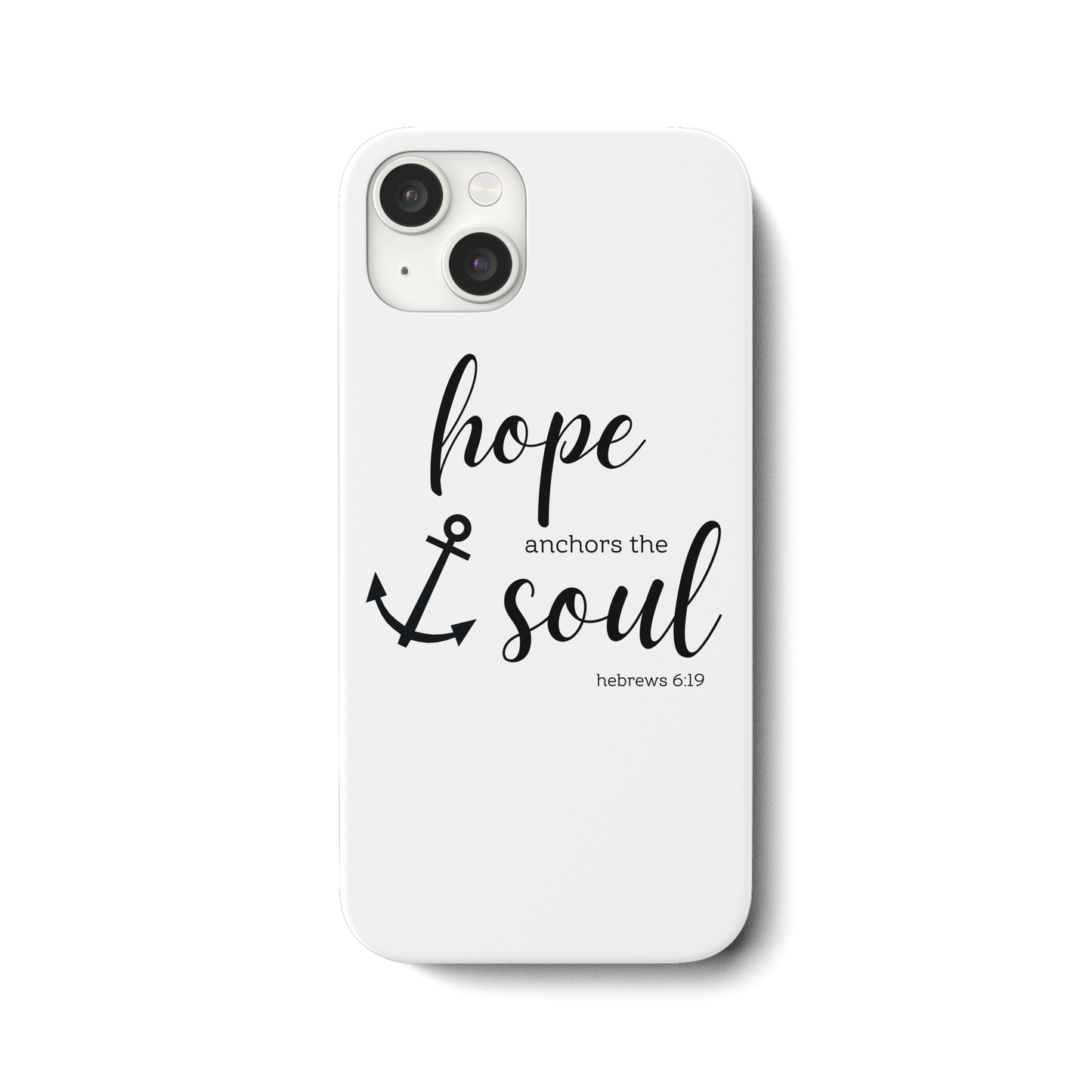 hope anchors the soul - iPhone 15 Plus Handyhülle - wertvoll und geliebt