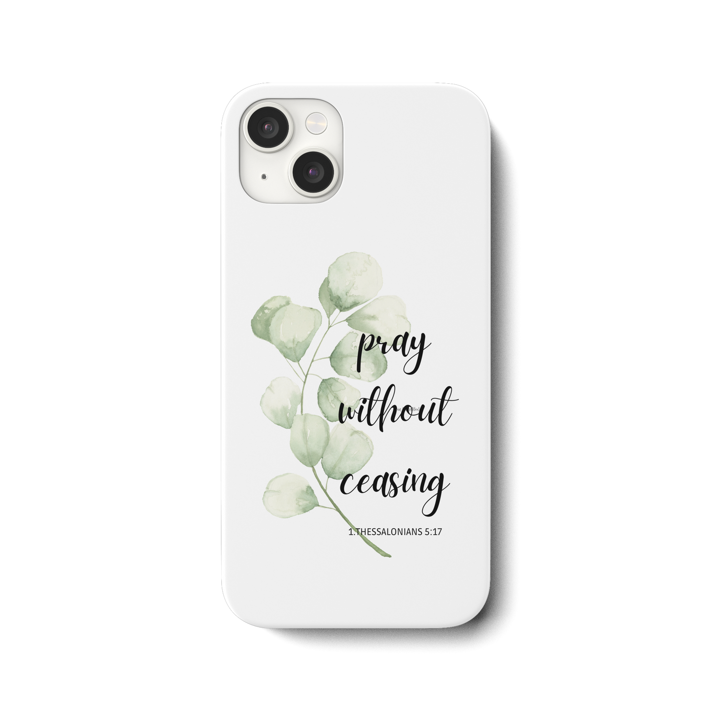 pray without ceasing - iPhone 15 Plus Handyhülle - wertvoll und geliebt