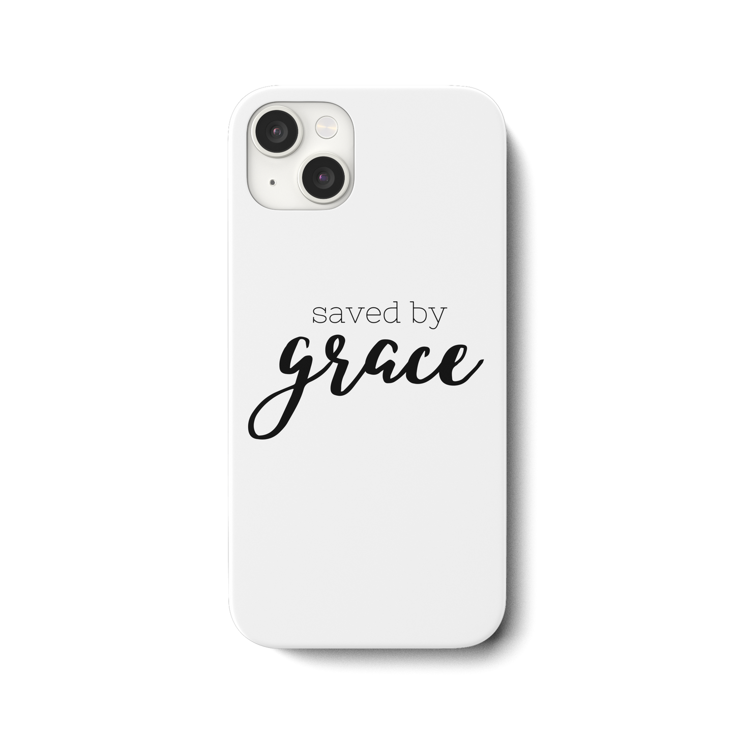 Saved by grace - iPhone 15 Plus Handyhülle - wertvoll und geliebt