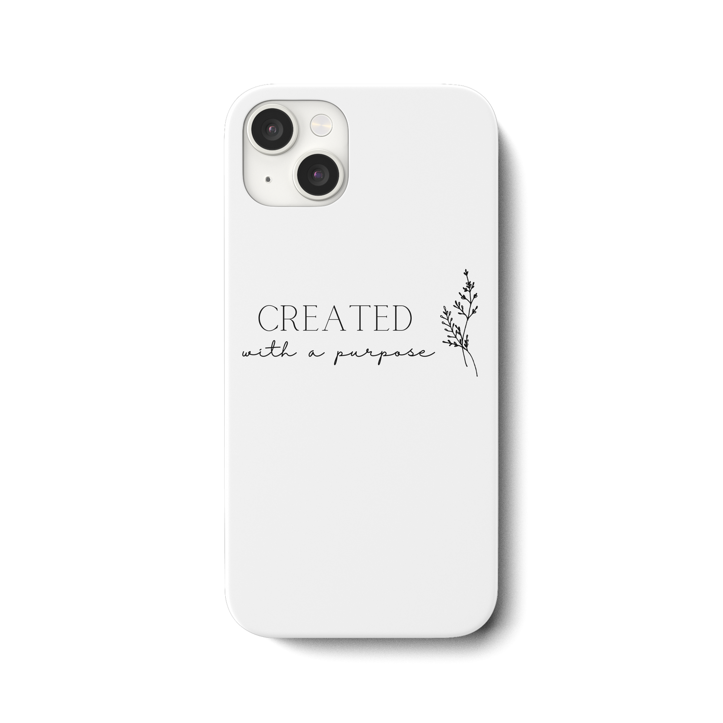 Created with a purpose D - iPhone 15 Plus Handyhülle - wertvoll und geliebt