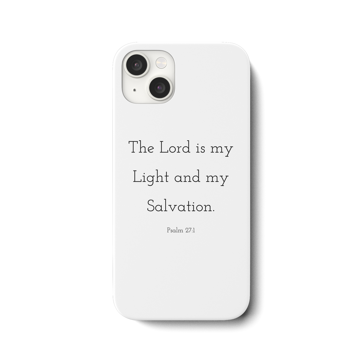 Psalm 27:1 - iPhone 15 Plus Handyhülle - wertvoll und geliebt
