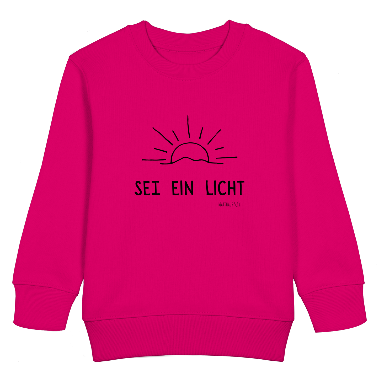 Sei ein Licht - Kids Basic Sweatshirt - wertvoll und geliebt
