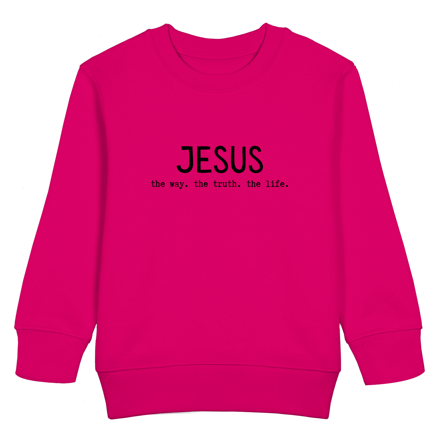 Jesus - the way. the truth. the life. - Kids Basic Sweatshirt - wertvoll und geliebt