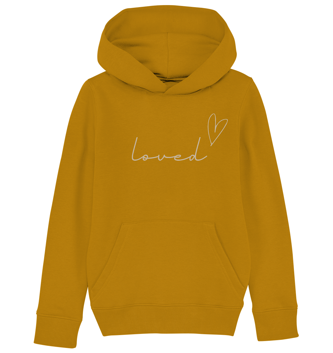loved - Kids Organic Hoodie - wertvoll und geliebt