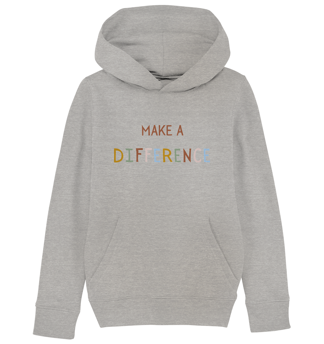 Make a difference - Kids Organic Hoodie - wertvoll und geliebt