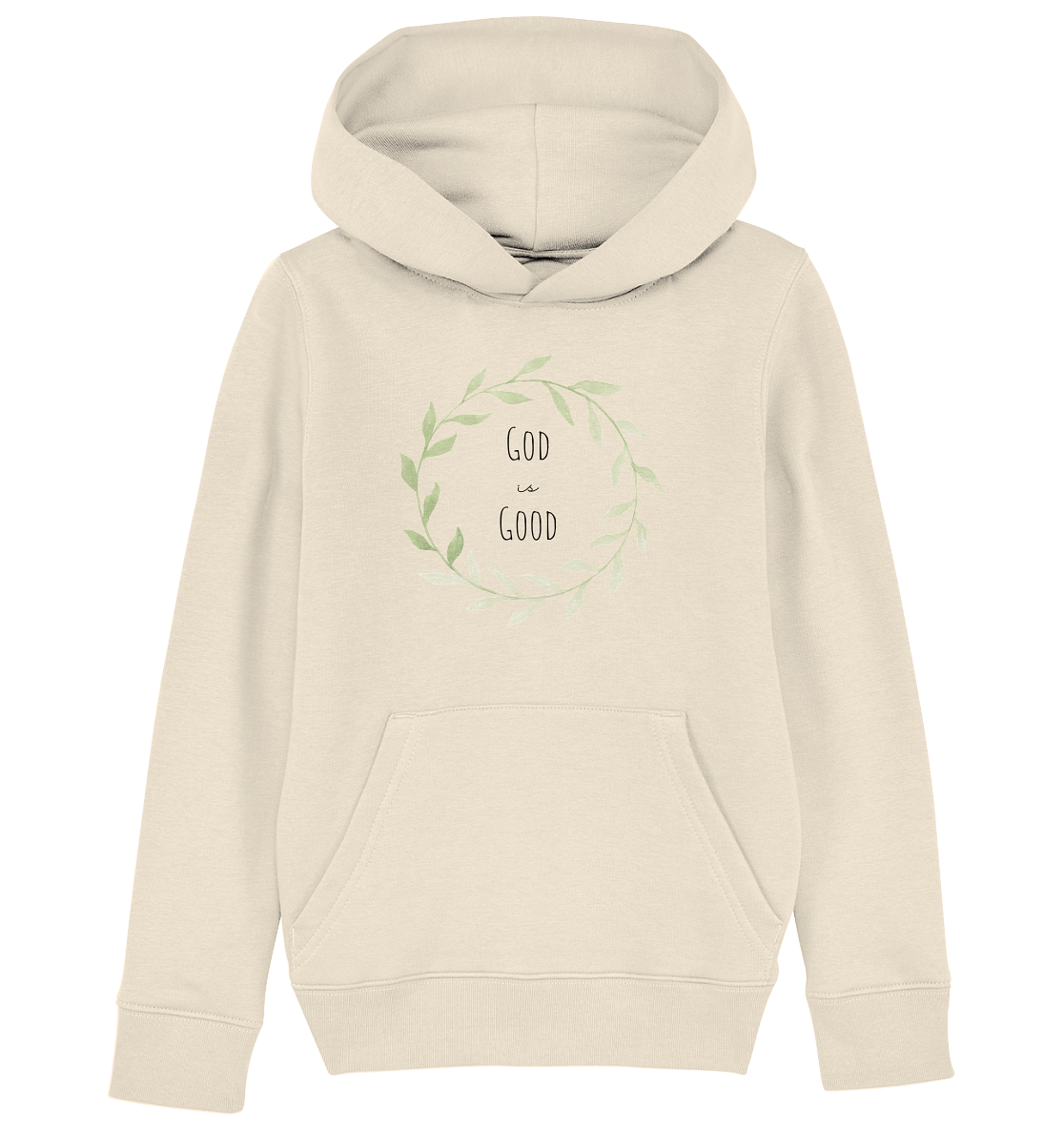 God is good - Kids Organic Hoodie - wertvoll und geliebt