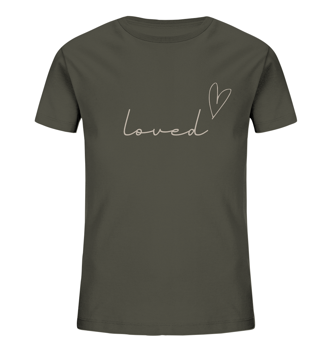 loved - Kids Organic Shirt - wertvoll und geliebt