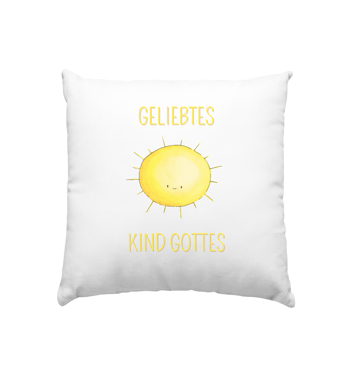 Geliebtes Kind Gottes - Kissen 40x40cm - wertvoll und geliebt