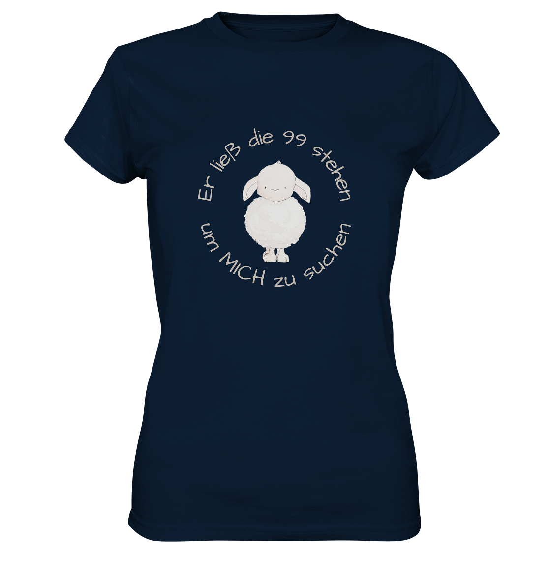 Er ließ die 99 stehen - Ladies Premium Shirt - wertvoll und geliebt
